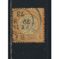 Германия Имп 1872 Герб Большой щит Зона марки Стандарт #18