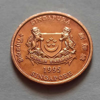 1 цент, Сингапур 1995 г.