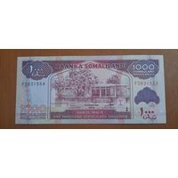 Сомалиленд 1000 шилингов 2014 unc