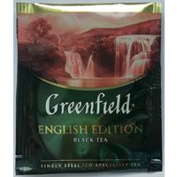 Чай Greenfield English Edition (черный байховый индийский) 1 пакетик
