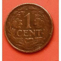 21-27 Нидерланды, 1 цент 1919 г.
