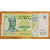 Молдова 20 лей 1997 UNC