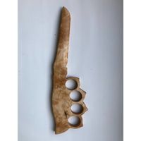 Нож кастeт деревянный сувенир Сувель березы