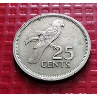 Сейшелы 25 центов 1982 г. #41331