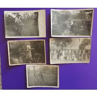 Фото "Велосипеды", 1930-1940-е гг., Зап. Бел.