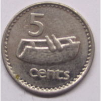 Фиджи 5 центов 1997 г