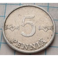 Финляндия 5 пенни, 1980     ( 2-2-8 )