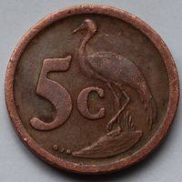 5 центов 1991 ЮАР