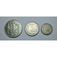 1 злотый 1929 + 50,10 гроший