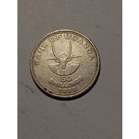Уганда 50 шиллингов 1998 года .