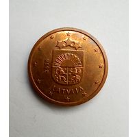 Латвия 2 евроцента 2014 г