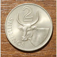 Гамбия Британская 2 шиллинга 1966