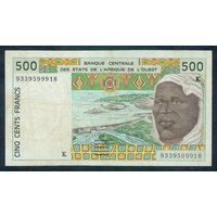 Сенегал 500 франков 1991-2002 год