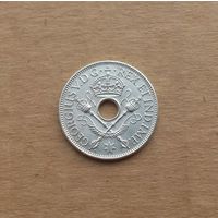 Британская территория Новая Гвинея, 1 шиллинг 1935 г., серебро 0.925, Георг V (1910-1936)
