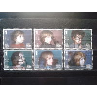 Нидерланды 2010 Дети на уроке математики, марки из блока Полная серия Михель-7,8 евро гаш