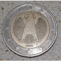 Германия 2 евро, 2002 "F" (15-8-14)