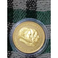 Австрия 500 шиллингов 1993 золото 3 монарха