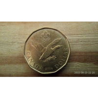 Канада. 1 доллар 2006 г. XX зимние Олимпийские игры в Турине.