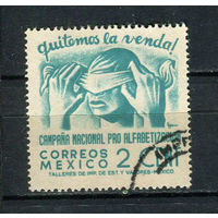 Мексика - 1945 - Кампания по распространению грамотности 2С - [Mi.887] - 1 марка. Гашеная.  (Лот 41Ei)-T5P19