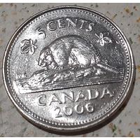 Канада 5 центов, 2006"P"/магнетик/ (5-3-52)