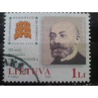 Литва 2005, создатель эсперанто Земенгоф