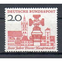 1000-летие главного рынка Триера Германия 1958 год серия из 1 марки