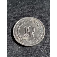 Сингапур 10 центов 1976