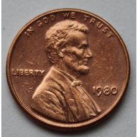 США, 1 цент 1980 г.