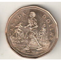Канада 1 доллар 2005 25 лет Марафону Надежды