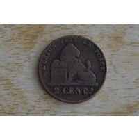 Бельгия 2 цента 1857