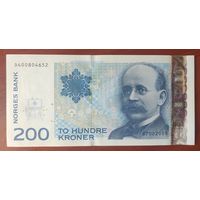 Норвегия 200 крон 2009 года. Состояние UNC!