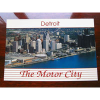 С005-3131 Открытка Detroit The Motor City США Конец 1990-х – начало 2000-х Чистая Отпечатана в Канаде