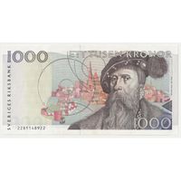 Швеция 1000 Крон 1992 года. Тип Р-60. Состояние UNC!