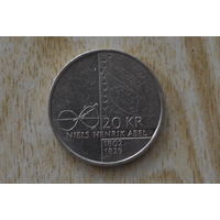 Норвегия 20 крон 2002(200 лет со дня рождения Нильса Хенрика Абеля)