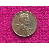 США 1 цент 1941 г.