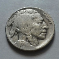 5 центов, США 1935 D, чукча в перьях