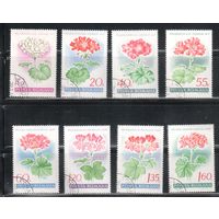 Румыния-1968, (Мих.2686-2693) гаш.  ,   Флора, Цветы (полная серия)