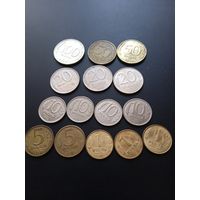 15 монет России без повторов