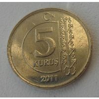 5 курус Турция 2011 г.в.