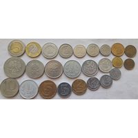 Набор монет Польши разные типы и периоды.