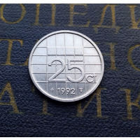 25 центов 1992 Нидерланды #02