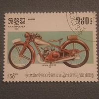 Камбоджа 1985. Мотоцикл Jawa 1932