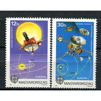 Венгрия - 1991 - Европа (C.E.P.T.) 1991 - Космос - (на клее незначительные пятна) - [Mi. 4133-4134] - полная серия - 2 марки. MNH.  (Лот 236AG)