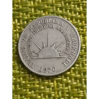 Бурунди 1 франк 1970 г