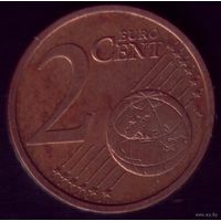 2 евроцента 2002 год Германия J
