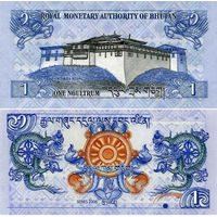 Бутан 1 Нгултрум 2006 UNС П1-204