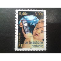 Франция 2001 ребенок с телефоном