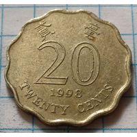 Гонконг 20 центов, 1998    ( 2-1-10 )