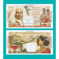 [КОПИЯ] Фр. Антилы 1 новый франк 1961 г.