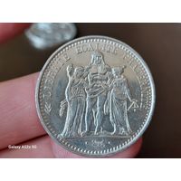 Монета 10 франков 1967 год